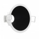 Reflector fijo Redondo Blanco/Negro Ø83mm para Foco Downlight LED COB 6W Konic VOLCAN